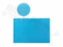 Silicone work mat 34cm x 23cm x 5mm blue